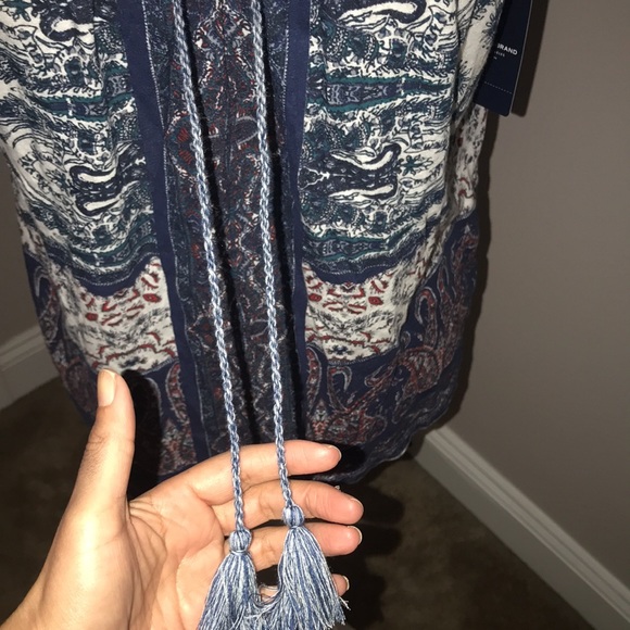 Lucky brand shirt top embroidered new NWT small - Picture 3 of 9